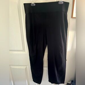 Matty knit stretch knit pants with straight legsize 16